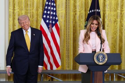 Trump says he got the military to stop autocorrect from changing his wife’s name in social posts