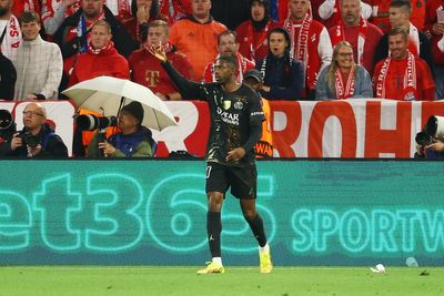 Ousmane Dembele has lighter thrown at him by fans in Bayern v PSG Champions League semi-final