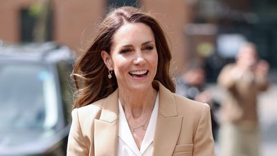 Kate Middleton's breezy wide-leg trousers are a versatile summer basic and she just wore them to a very personal launch
