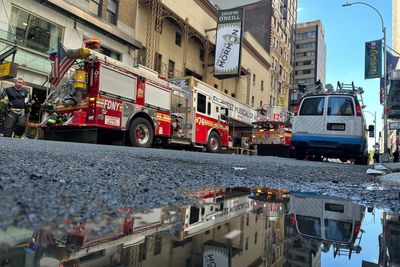Electrical fire will keep the Broadway theater that hosts 'The Book of Mormon' closed through May 17