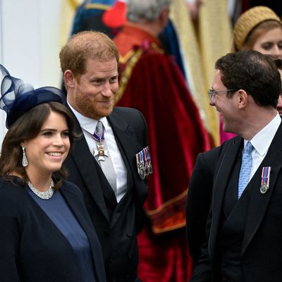 Prince Harry and Princess Eugenie's Husband Joked About Breaking Rules at King Charles's Coronation, Says Lip Reading Expert