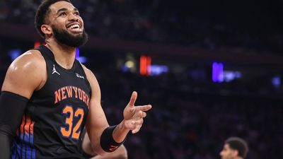 Karl-Anthony Towns Reveals Joke He Shared With Tyrese Maxey After Awkward Mop Moment