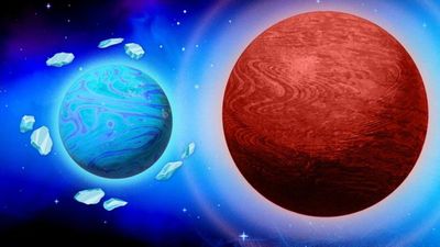 How an exoplanet odd couple survived by traveling in from the cold together