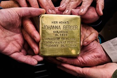 How one German artist's remembrance stones turn Berlin sidewalks into Holocaust memorials