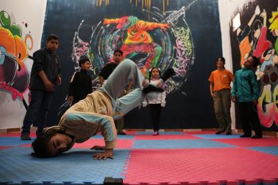 In Gaza, some Palestinian children find respite and catharsis in breakdancing