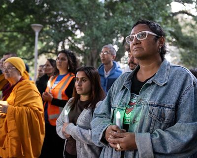 ‘Came here with hope’ and ‘died unseen’: tearful crowd says goodbye to homeless man Bikram Lama