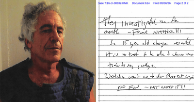 Jeffrey Epstein’s Alleged Final Note Revealed