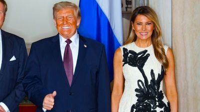 Audience breaks into giggles as Melania praises ‘caring’ Donald Trump’s superhuman empathy