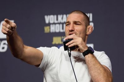 Sean Strickland reacts as Khamzat Chimaev leaks old sparring footage of UFC 328 foes