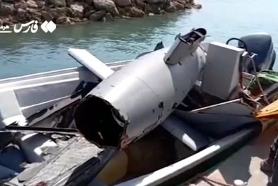 Iran releases video of what it says is recon drone shot down over Strait of Hormuz