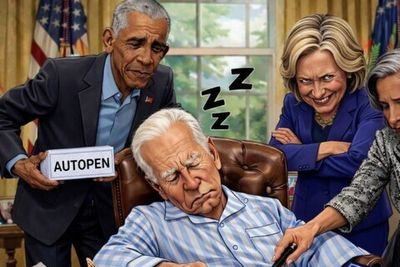 Trump posts wild new AI meme trolling Biden, Obama and Clinton with autopen, ice cream and cocaine