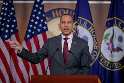 All-caps Trump demands that ‘lunatic’ Democratic leader be charged over correspondents’ dinner shooting