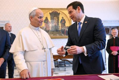 Marco Rubio meets with Pope Leo at the Vatican amid Trump’s massive feud with pontiff