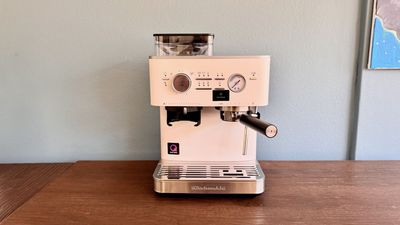 The KitchenAid Semi-Automatic Espresso Machine is excellent — and now I think all manual machines should feature flat-bottomed porta filters
