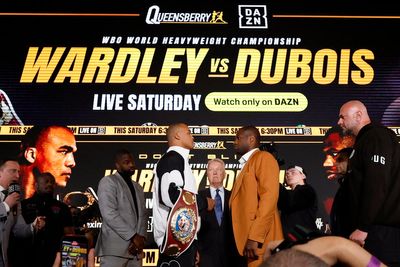 Fabio Wardley and Daniel Dubois press conference descends into chaos