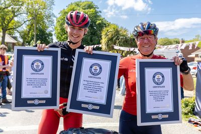 'We're just an ordinary father and son that went out on quite a long bike ride' – duo break three world records with around-the-world cycle