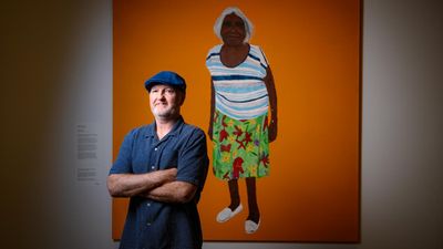 Life-size portrait of Aboriginal Elder wins Archibald