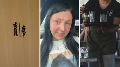 Server comes out of bathroom to customer giving her a dirty look—who humiliates her by asking an invasive question: ‘This is actually my worst fear’