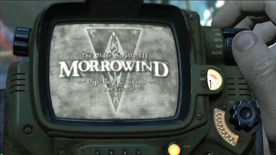One mad modder got the entirety of The Elder Scrolls 3: Morrowind running on Fallout 4's in-game Pip-Boy