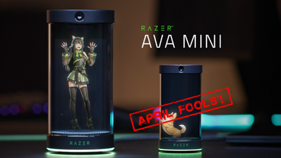 Razer partners with 'P2P for AI' network to deliver over 11,000 unique images at just $0.01 per generation during its April Fool's viral 3D AI companion campaign — no cloud subscription needed