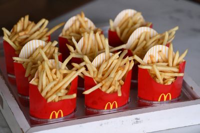Horrifying video shows McDonald’s worker put fries in her mouth then add them to box for customer