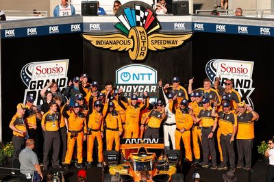IndyCar Indianapolis GP: Lundgaard stuns Malukas to snatch win