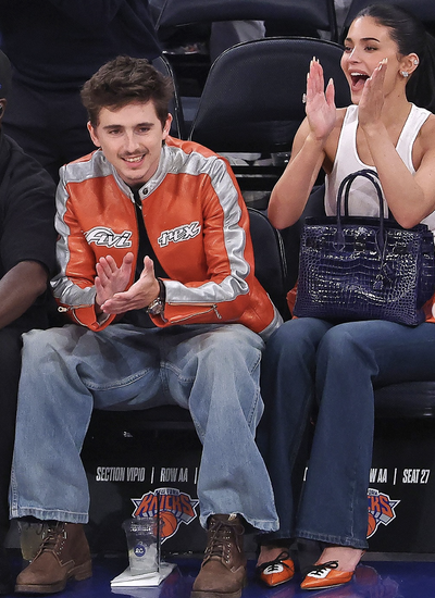 Kylie Jenner Styles Knicks Colors Her Way With Birkin Energy and Streetwear Trends
