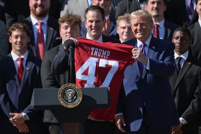 Trump insists star NFL draft pick is a huge fan despite skipping White House event