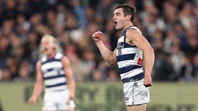 Geelong ace lifts lid on memorable celebration
