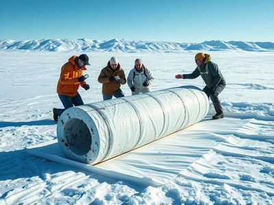 Ancient stardust frozen in Antarctic ice just revealed where Earth has been in the universe