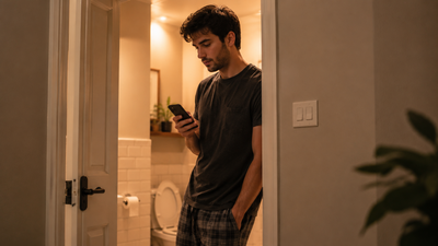 Psychology says men who spend long hours in the toilet with their phones aren’t just avoiding people — The secret behind ‘bathroom escape’
