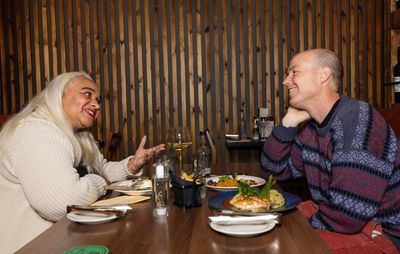 Dining across the divide: ‘I don’t see why anybody would feel uncomfortable with national flags’