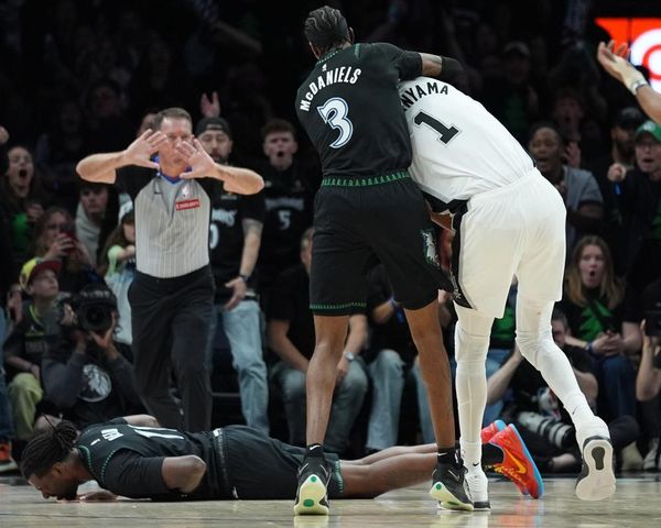‘What does that mean?’: Wembanyama confused after playoff ejection for elbowing Reid