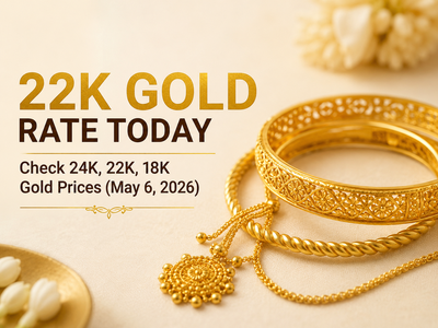 22k gold rate today: Check 24k, 22k, 18k gold prices (May 6, 2026) on Malabar Gold & Diamonds, Joyalukkas, IBJA, Tanishq and Kalyan Jewellers