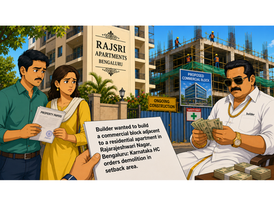 Big relief for residents: HC tells builder to demolish illegal construction in setback area over missing fire NOC