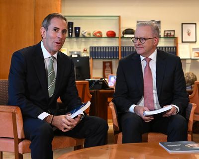 Budget contains $45bn bottom-line improvement over four years as Jim Chalmers promises ‘spending restraint’