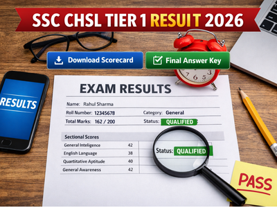 SSC CHSL Tier 1 2026 scorecard out at ssc.gov.in: Check deadline, how to download & other details