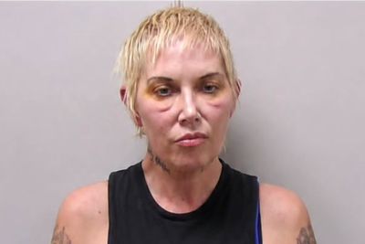10 Photos of Eminem's Ex-Wife Kim Mathers Following Reported Drunk Driving Crash With Kids Inside