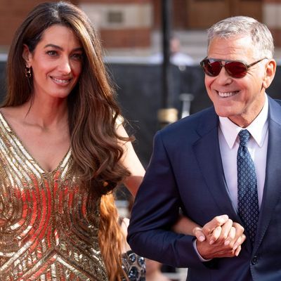 Amal Clooney Waited a Year to Re-Wear Her Vintage Gold Gown From McQueen