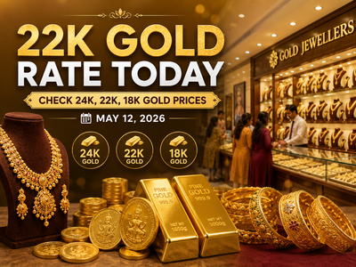 22k gold rate today: Check 24k, 22k, 18k gold prices (May 12, 2026) on IBJA, Malabar Gold & Diamonds, Joyalukkas, Tanishq and Kalyan Jewellers