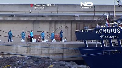 Final passengers disembark hantavirus-hit cruise ship in Tenerife