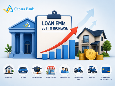 Loan EMIs set to increase: Canara Bank raises lending rates by 5 bps on these tenures; Bank of Baroda MCLRs remain unchanged
