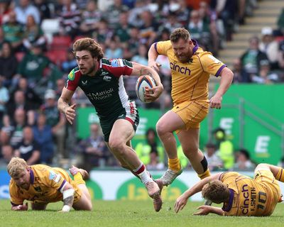 Frontrunners’ defeats hint at twists and turns to come in Prem Rugby finale