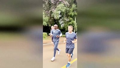 Macron thanks Kipchoge for 'patience' after Nairobi morning run