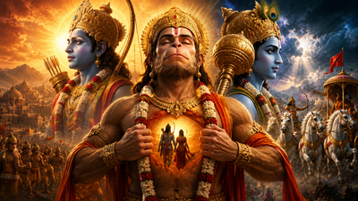 Why Hanuman Appears in Both Ramayana & Mahabharata