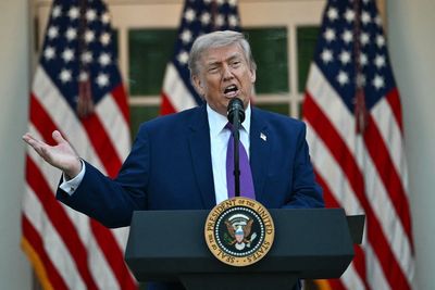 Trump posts more than 50 times in nonsensical late-night rant on Truth Social