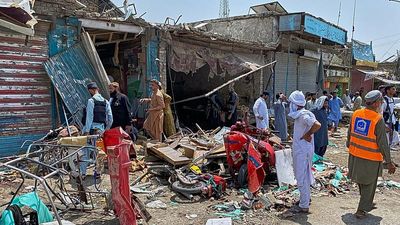 At least nine killed after bomb rigged to rickshaw explodes at north Pakistan bazaar