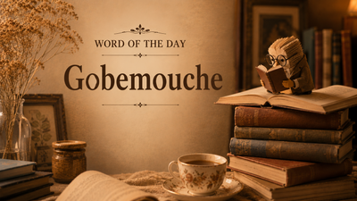 Word of the Day: Gobemouche