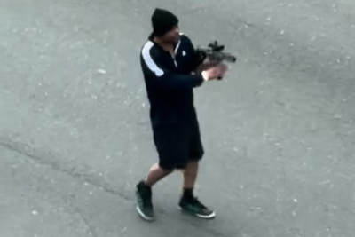 Two critical after gunman with assault rifle fires up to 60 rounds into traffic in Massachusetts