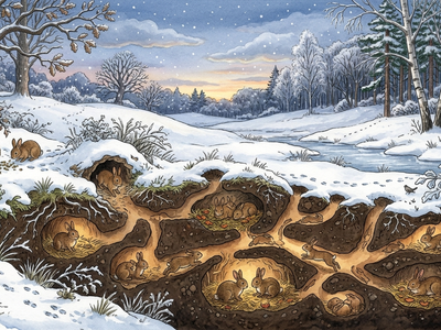 The ‘silent subletter’: Why your rabbit burrow might have a hidden winter risk